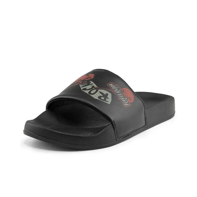 Kappa Slide Slippers Unisex Black-1