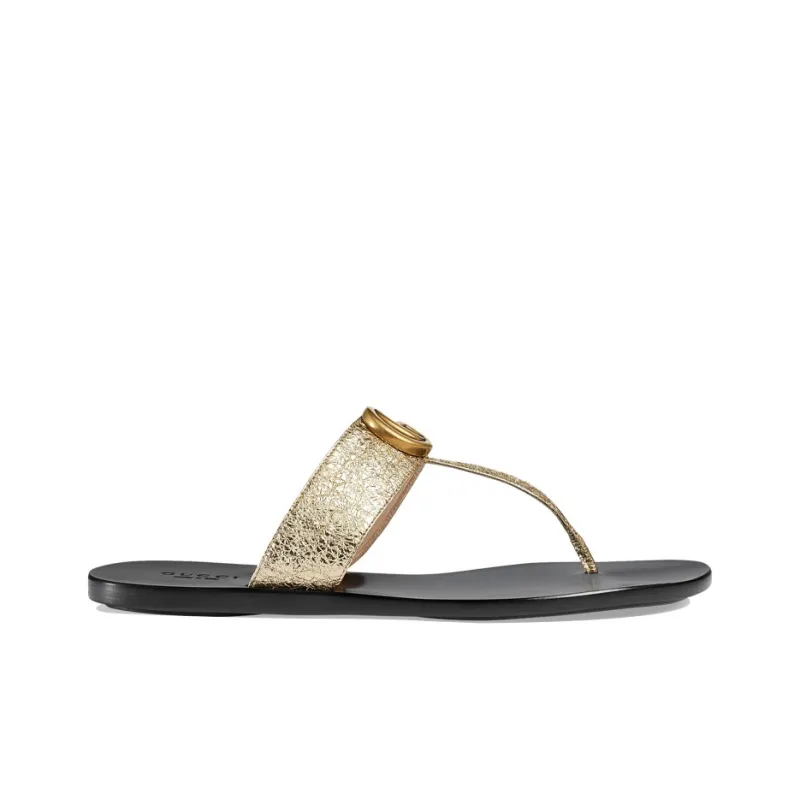 GUCCI Stylish Sandal Women's Gold-1