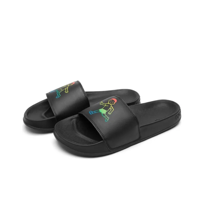 New Balance X Noritake Black Slippers-2