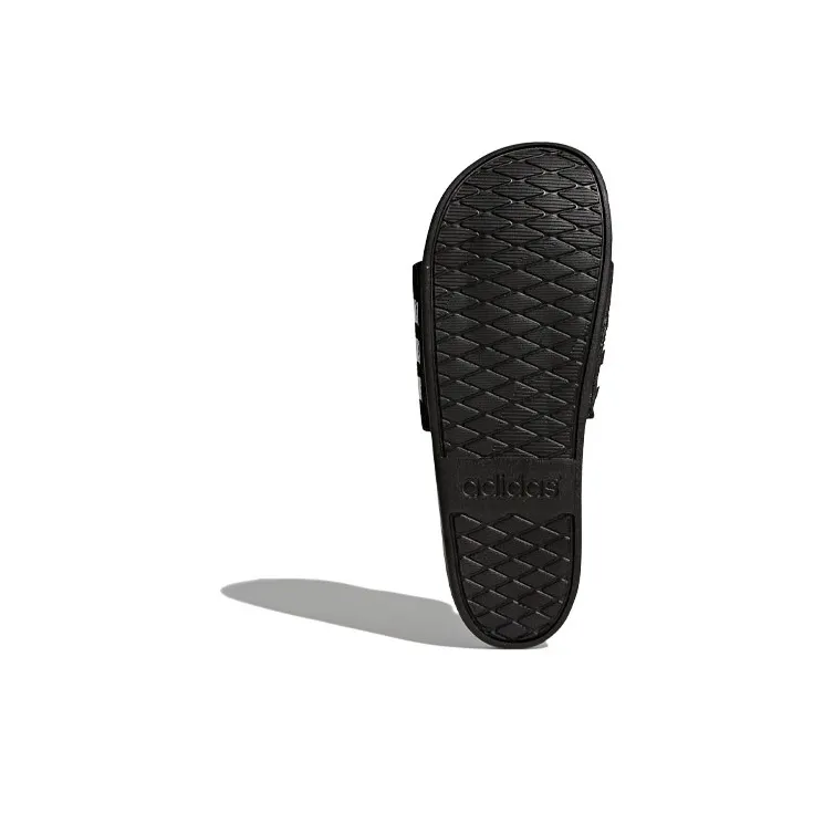 Adilette Adidas Cloudfoam Plus 'Black White'-5