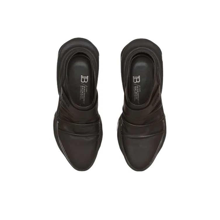 BALMAIN B-Bold Stylish Sandals Men's Black-2
