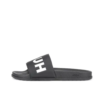 HUGO BOSS Rubber Sole Slide Slippers Men's Black