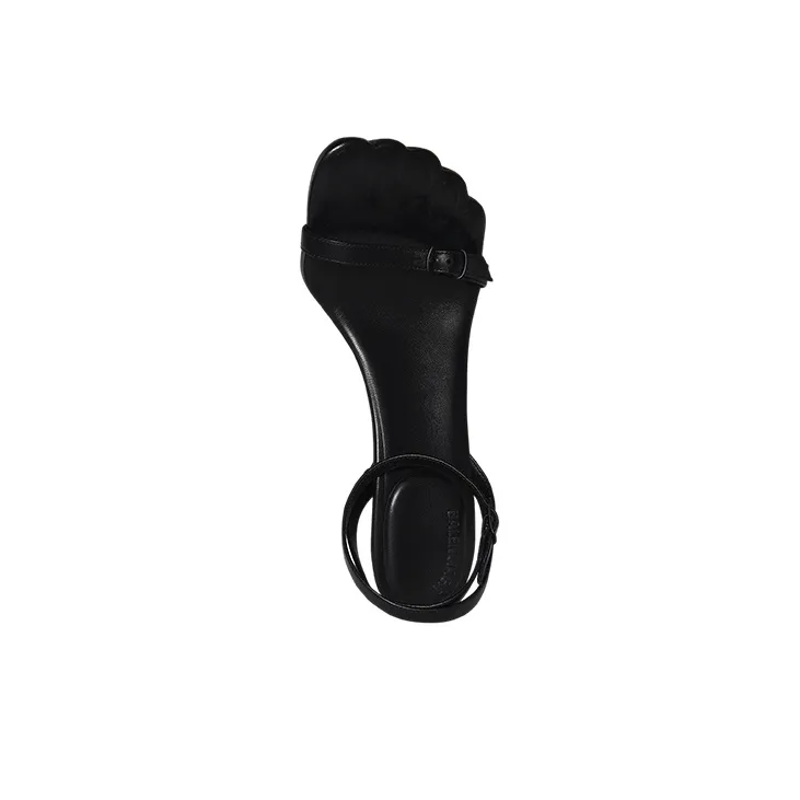 Balenciaga Afterhour 90mm Sandals 'Black' Women's-4