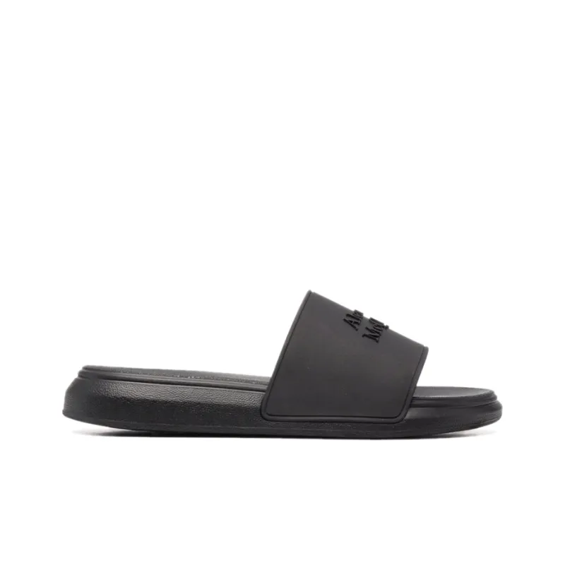 Alexander McQueen Pool Slide Black FW21-1