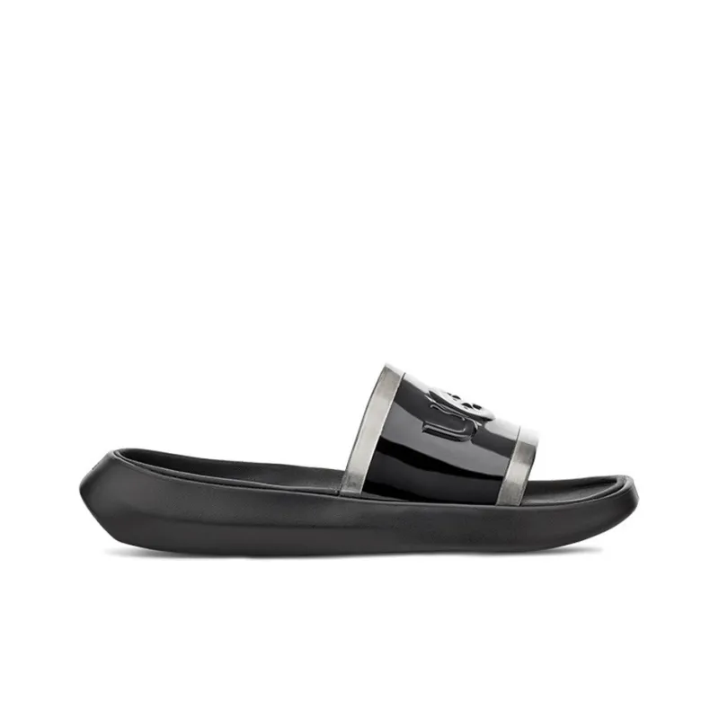 UGG Hilama Slide Black Slippers Women's-1