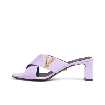 VERSACE Slide Slippers Women's Purple