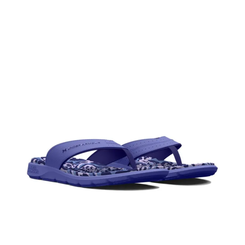 Under Armour Ignite Marbella Graphic Sandal 'Baja Blue Camo' Women's-2