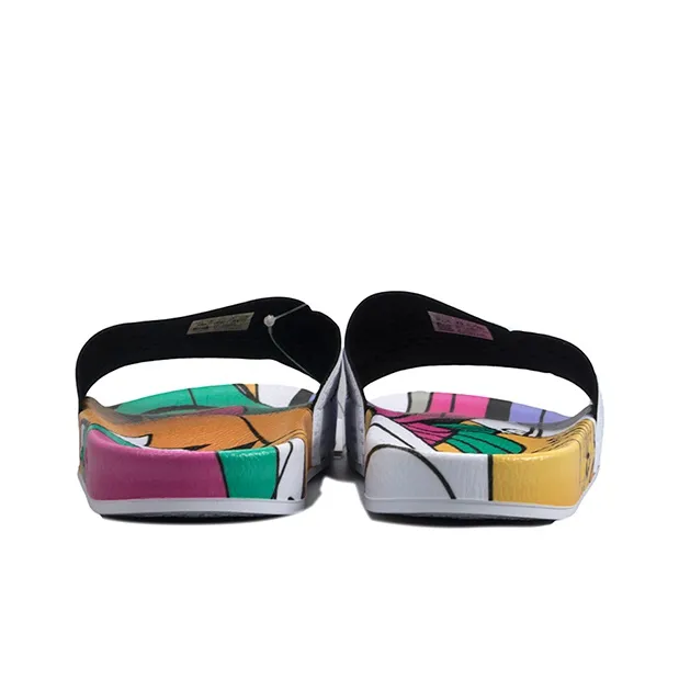 Adidas Adilette Slide Slippers Unisex White/Multicolor-4