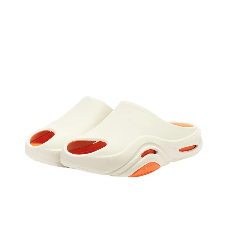 361° Quiet Slide Slippers Men's White Orange-2