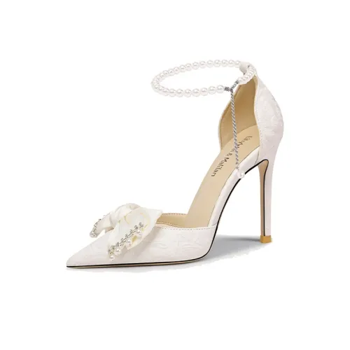 Lily Wei High Heels Women's White