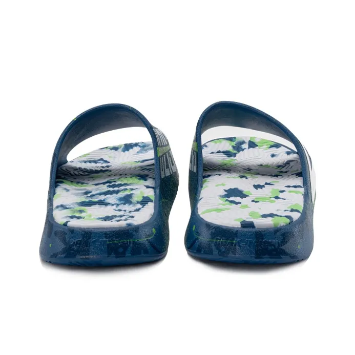 PEAK x UZIS Slide Slippers Men's Port Blue Socks Gift Box Set-6