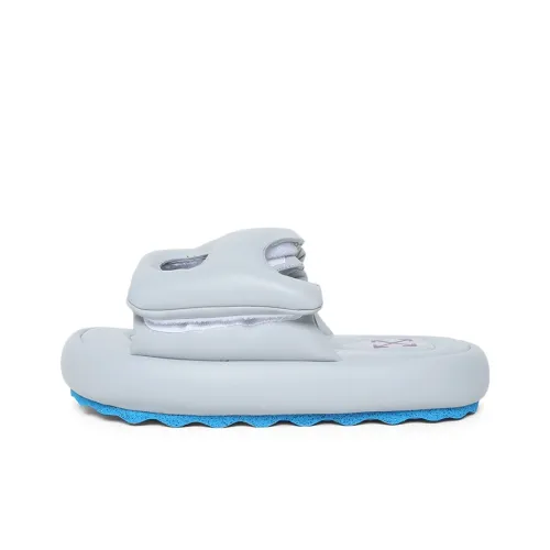 OFF-WHITE Slide Slippers Men Blue