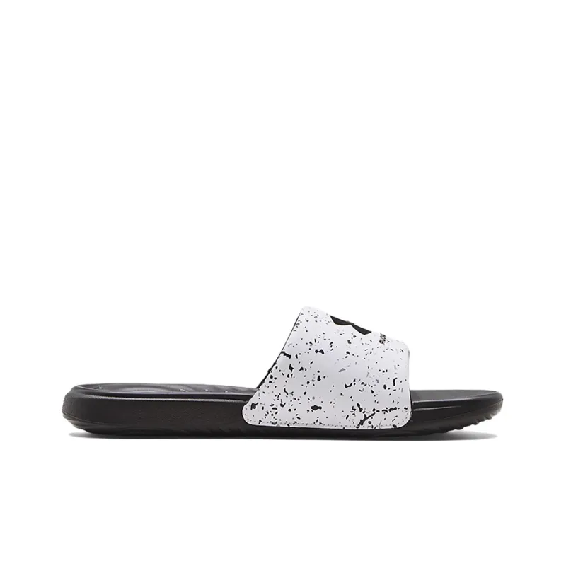 Under Armour Ansa Graphic Slide 'White Jet Grey Speckled'-1