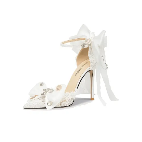 Lily Wei High Heels Women's White