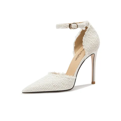 Lily Wei High Heels Women's White