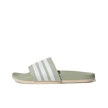 Adidas Adilette Comfort Slides 'Halo Green Ivory' Women's