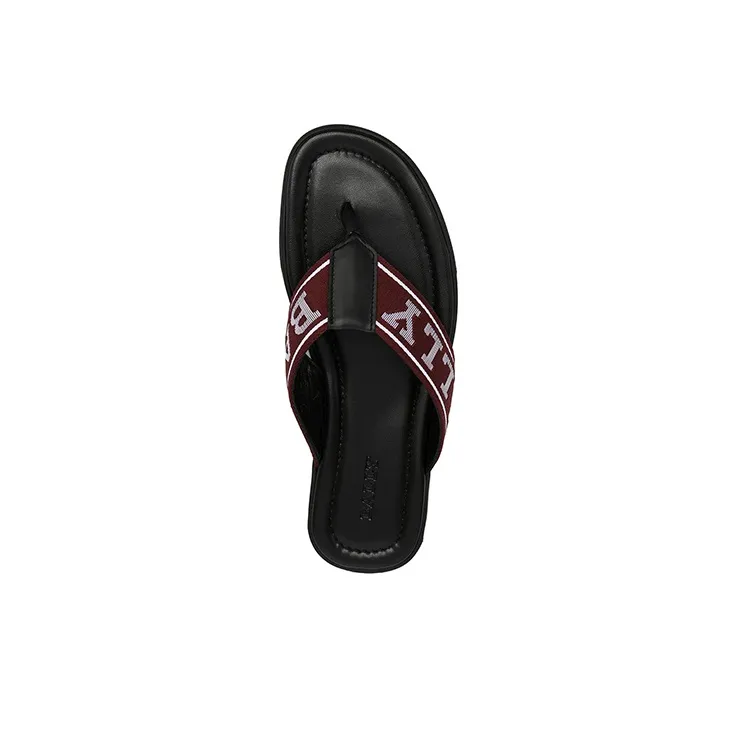 BALLY Border Logo Flip flops-4