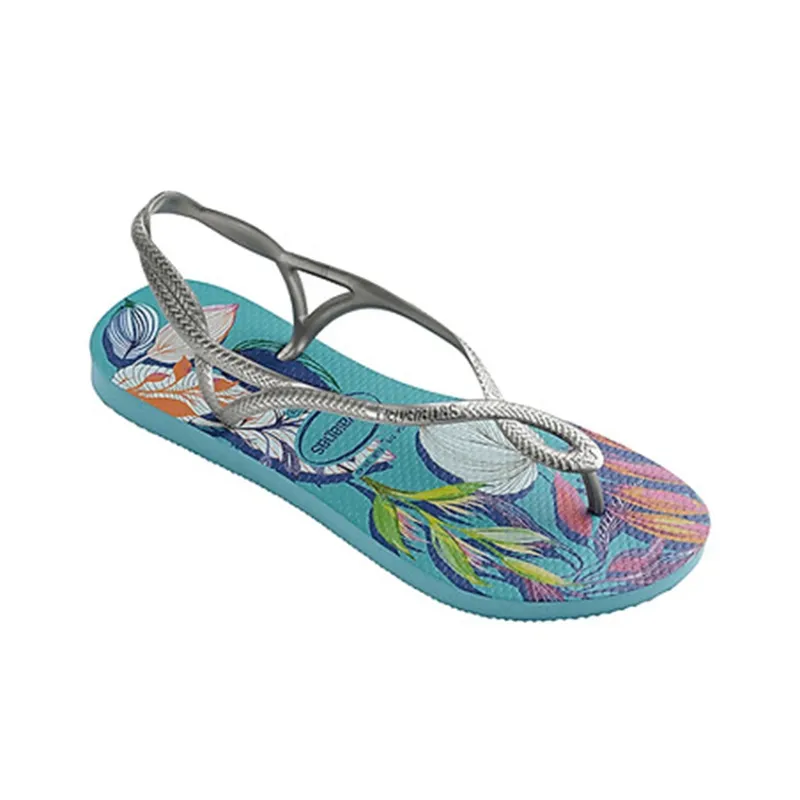 Havaianas Huaui Na Luna Print II Sandal Women's Blue-1