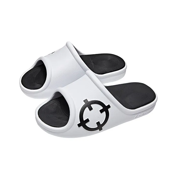 RIGORER Skyrim 1 Slide Slippers Men's White Black-2