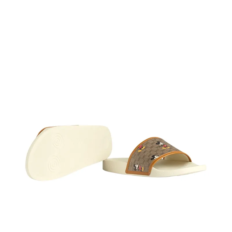 GUCCI Disney X GUCCI Gg Slide 'Mickey Mouse'-4