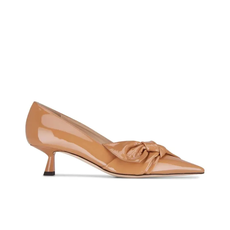 Jimmy Choo Elinor Spool Heel High Heels 4.5cm Women's Brown-1