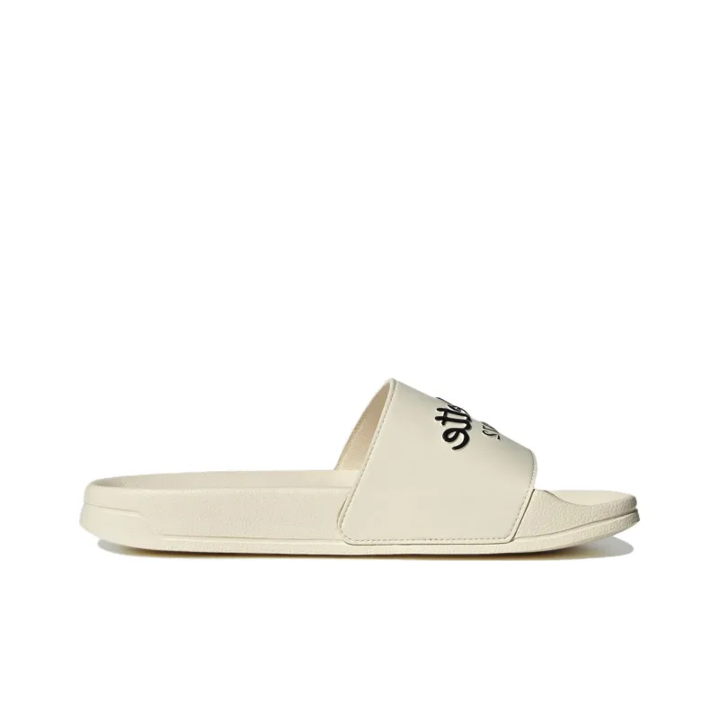 Adidas Adilette Shower Slides Wonder White Core Black-1