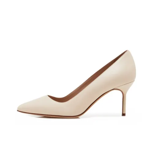 MANOLO BLAHNIK High Heels Women's Light Pink