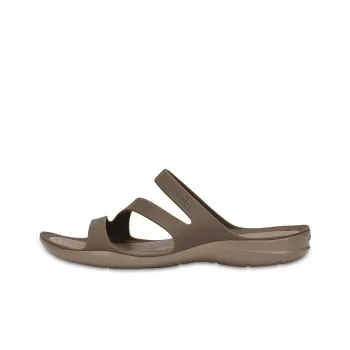 Crocs Swiftwater Slide Slippers Women's Brown