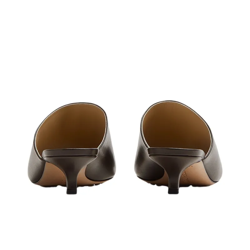 Bottega Veneta Stretch Odor Resistant Slide Slippers Women's Brown-4