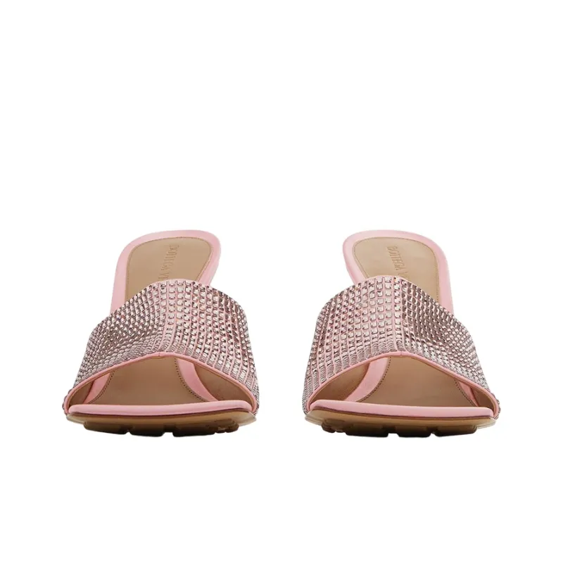 Bottega Veneta Stretch Slide Slippers Women's Pink-2