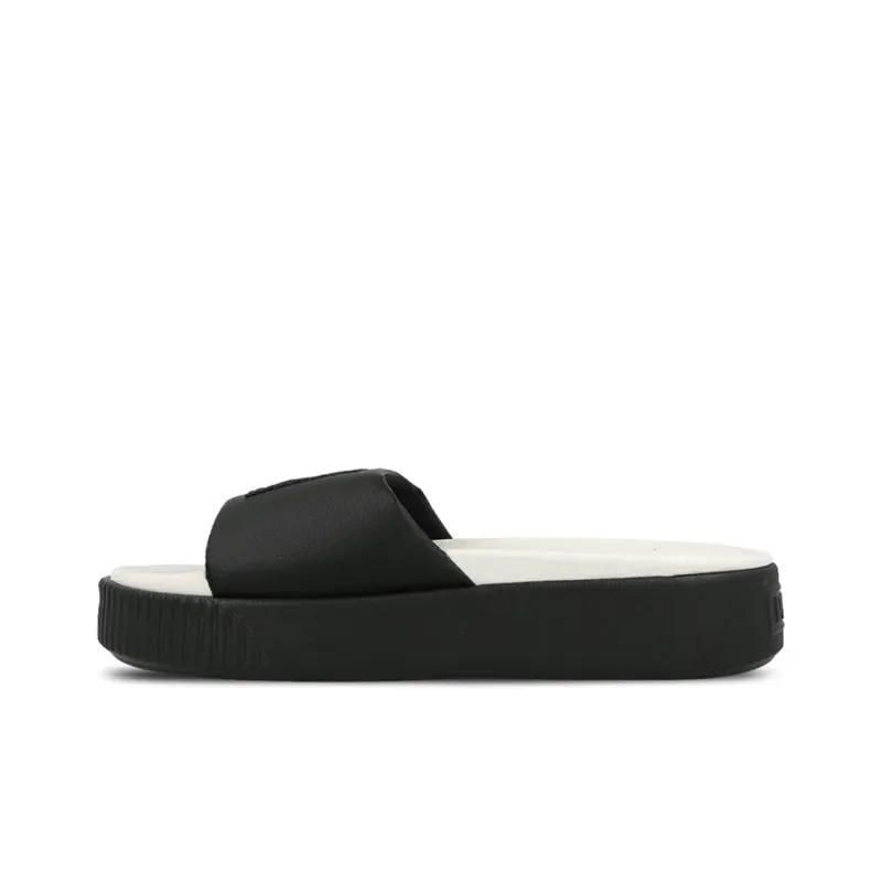 PUMA Platform Slide 'Black Whisper White' Women's-0