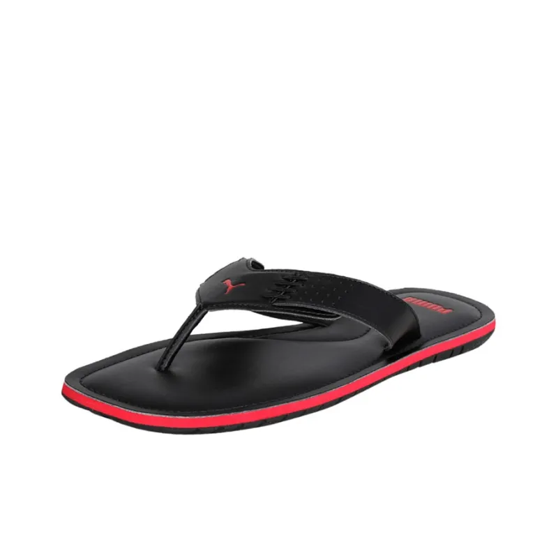 PUMA Caper Nu Idp Slide Slippers Men's Black Red-2