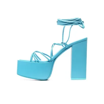 Paris Texas Logo Detailed Open Toe Sandals Women's