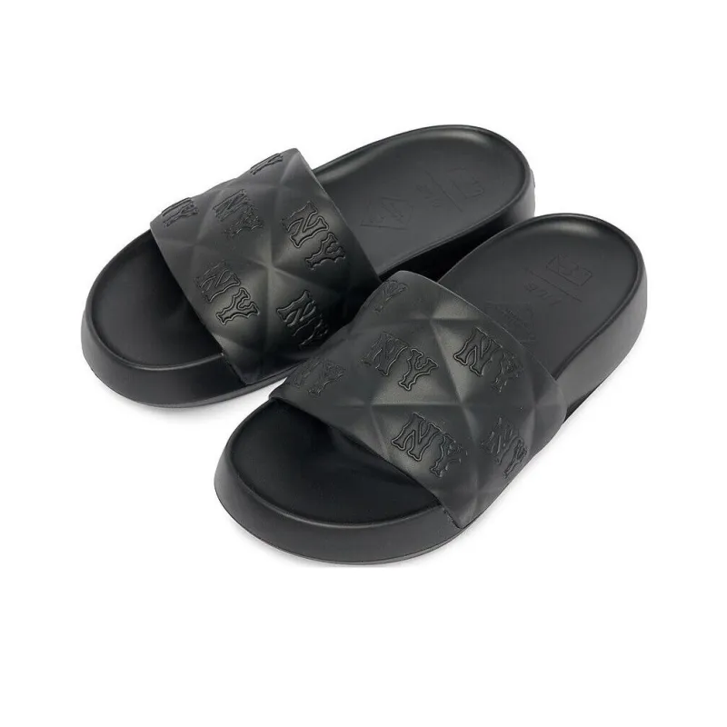 MLB Slipper Chunky Bouncer Slide Slippers Unisex Black-2