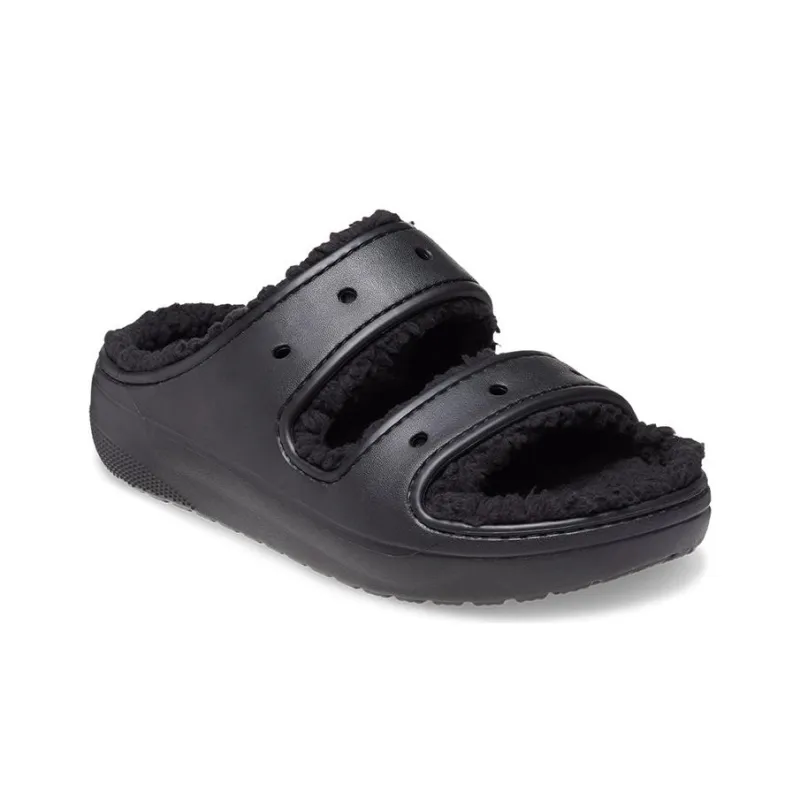 Crocs Classic Cozzzy Sandal 'Black'-2