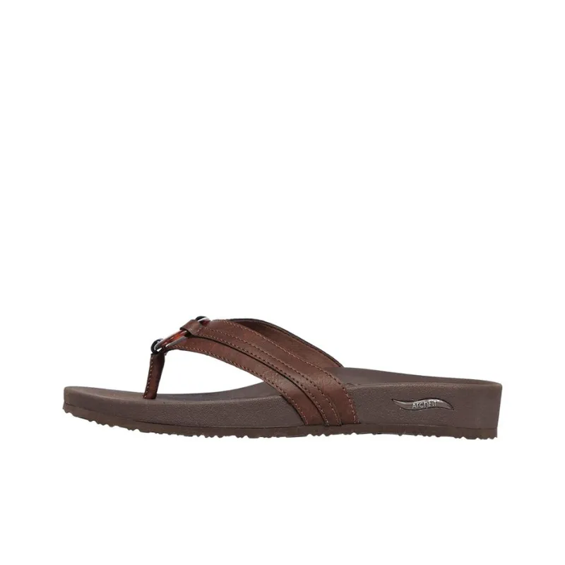 Skechers Arch Fit Slip-Resistant Slide Slippers Women's Brown-0