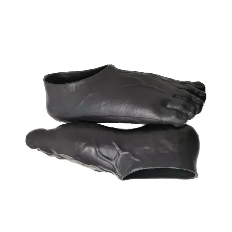 Imran Potato Caveman Slippers Black-2