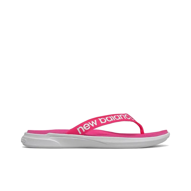 New Balance NB 340 Casual Slippers Women's Pink White-1