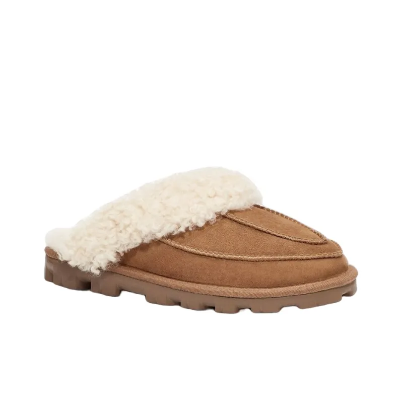 UGG X Tschabalala Self Coquette Slipper 'Chestnut' Women's-2