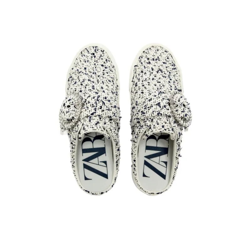 ZARA Quiet Wrap-toe Slippers Women's Multicolor-2