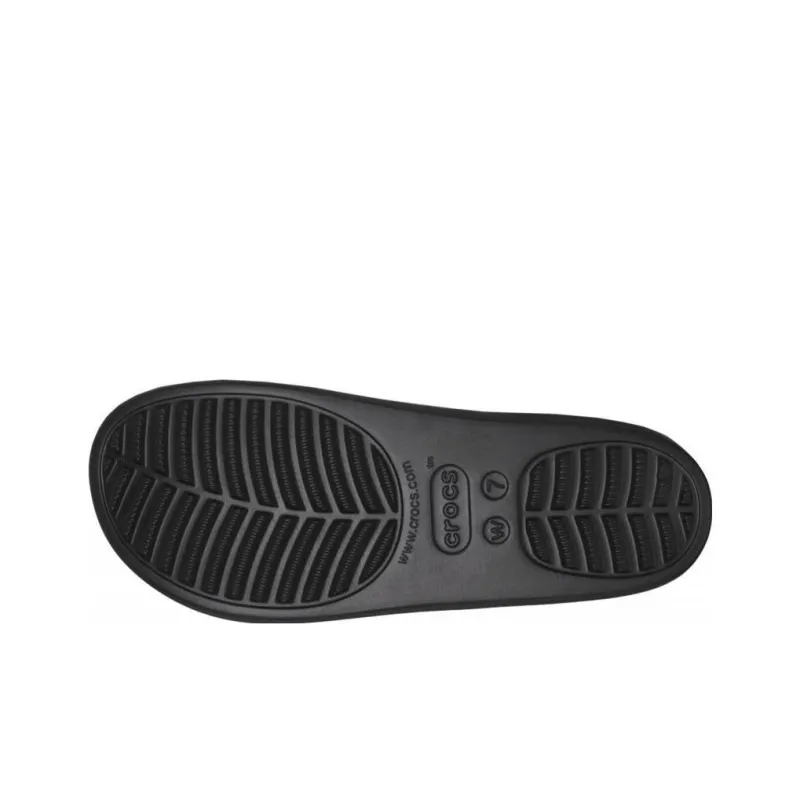Crocs Baya Platform Sandals 'Black'-4