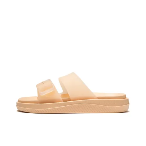 LINING Slide Slippers Women's Cream Orange