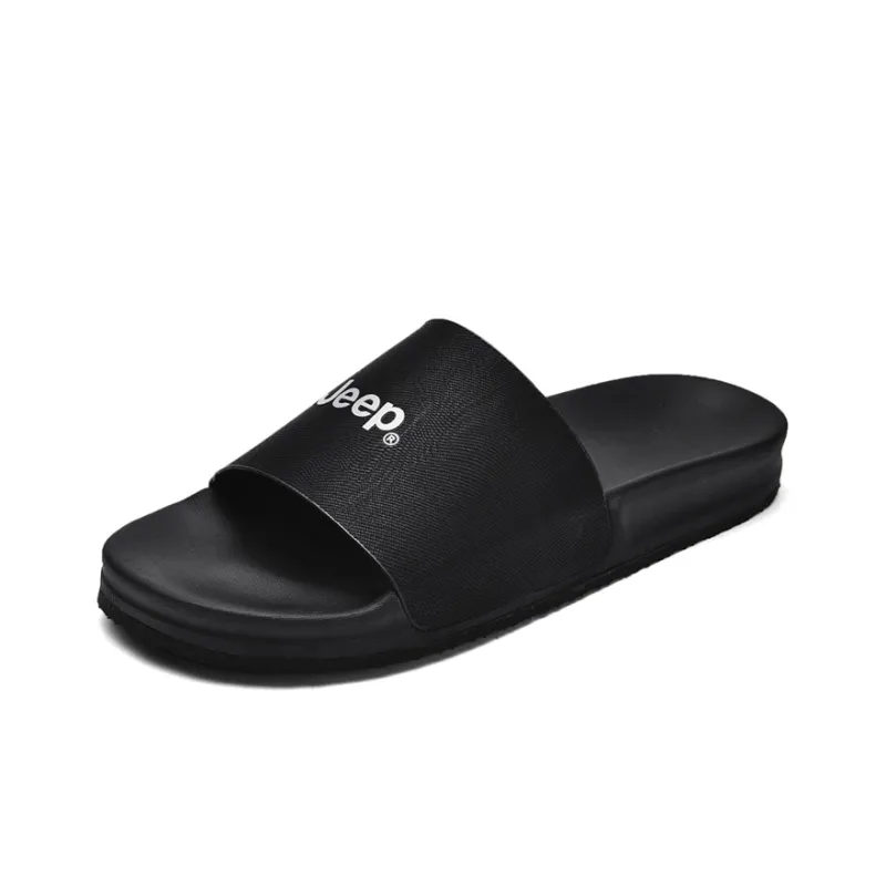 Jeep Sports Slippers Men's Black-1