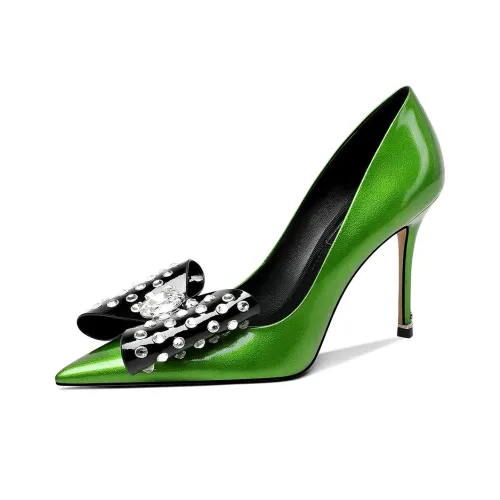 Hoov High Heels Women's Neon Green