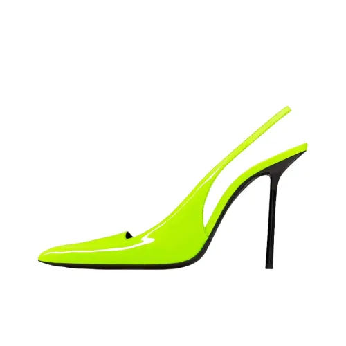 SAINT LAURENT Kiss 115mm Slingback Pumps