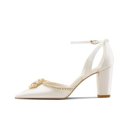 ROSE CASTLE High Heels Women's White