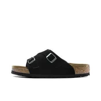 Birkenstock Zrich Soft Footbed Suede Leather Sandals 'Black'