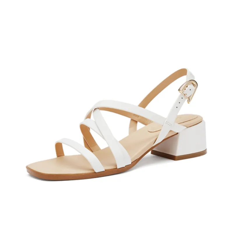 Clarks Stylish Sandals Women's White-2