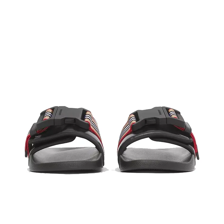 Burberry Fastener Slides Icon Stripe Men's-2