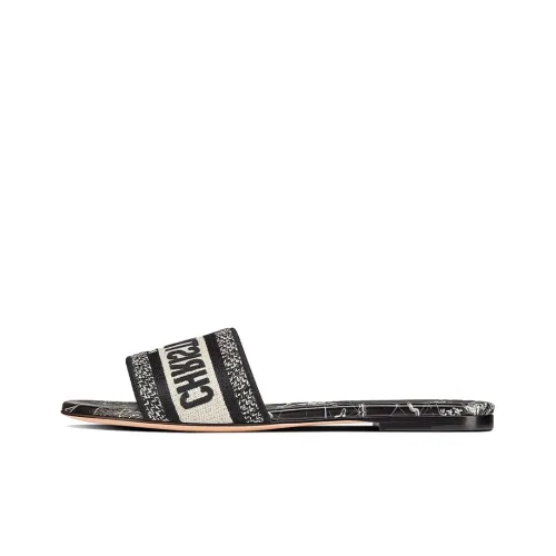 DIOR Dway Slides Deep Black Women's